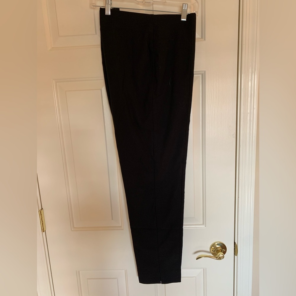 Chicos Brigitte Solid Black “So Slimming” Crop Le… - image 2